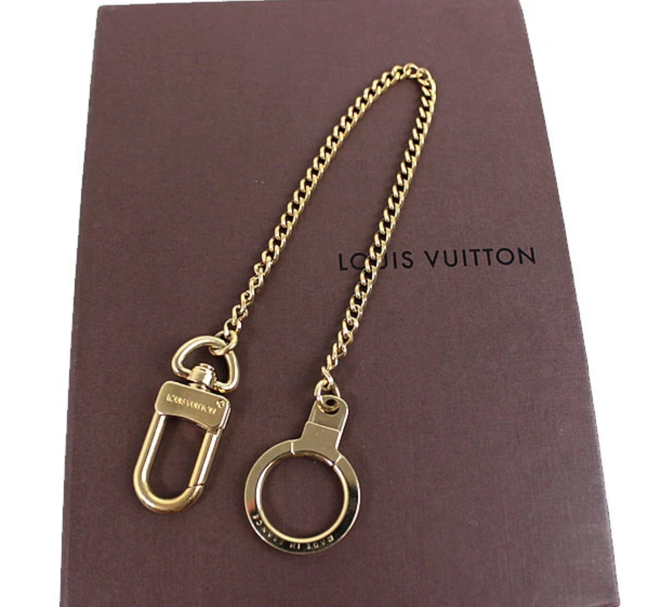 Louis Vuitton Chain Bag Charm Gold