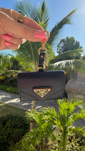 Load image into Gallery viewer, Prada Saffiano Earbud Case Black