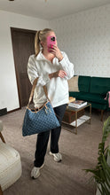 Load image into Gallery viewer, Louis Vuitton Monogram Denim CarryAll MM Blue