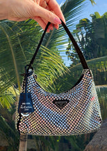 Load image into Gallery viewer, Prada Re-Edition 2000 Crystal Shoulder Bag Black