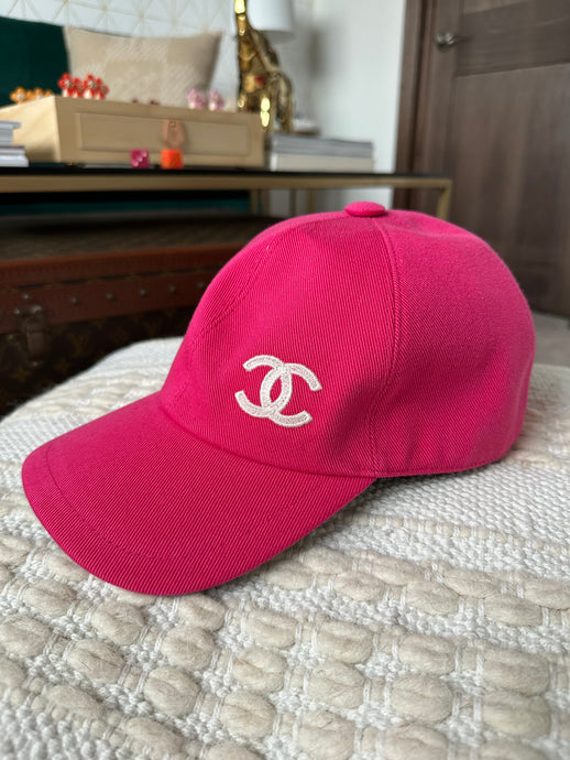 Chanel Baseball Hat Pink