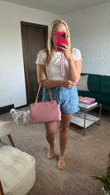 Load image into Gallery viewer, Gucci Embossed Shoulder Bag Pink