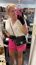 Load image into Gallery viewer, Chanel Lambskin Flap Black White