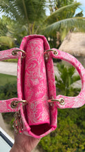 Load image into Gallery viewer, Dior Embroidered Medium Lady Dior Pink