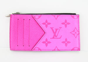 Louis Vuitton Taigarama Coin Card Pink