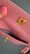 Load image into Gallery viewer, Chanel Vintage Lambskin Flap Camera Bag Pink