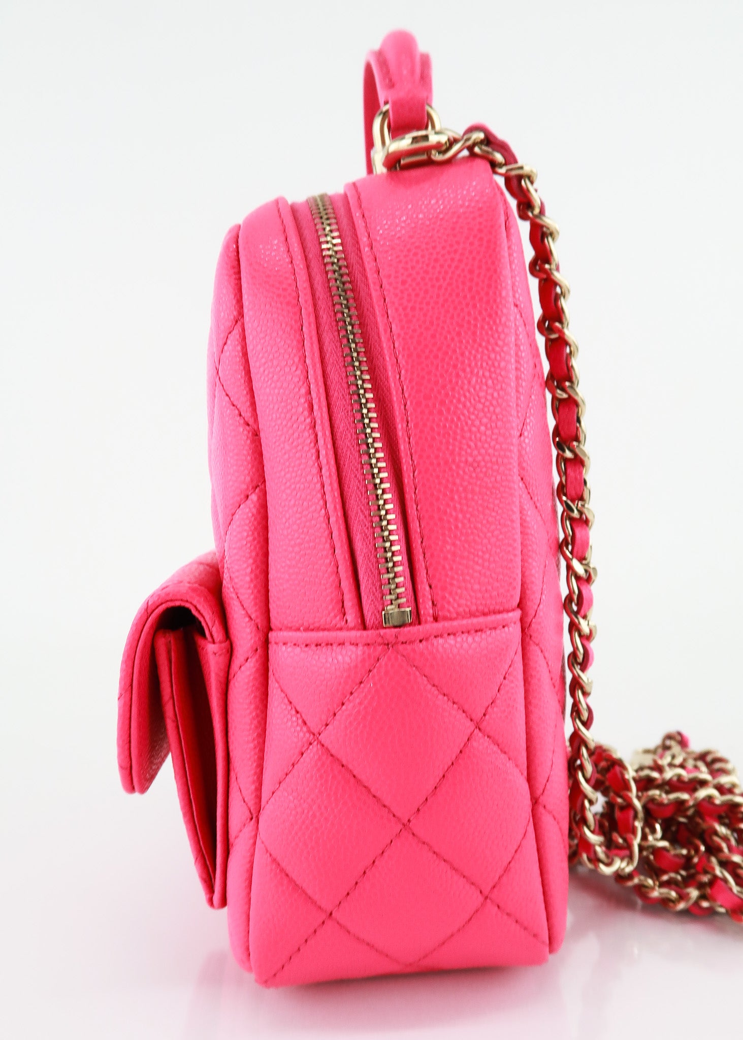 chanel mini cc day backpack Chanel Caviar Mini Classic Backpack Pink – DAC