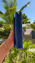 Load image into Gallery viewer, Chanel Lambskin Wallet on a Chain Royal Blue