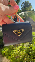 Load image into Gallery viewer, Prada Saffiano Earbud Case Black