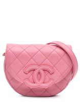 Load image into Gallery viewer, Chanel Caviar Timeless Crossbody Pink