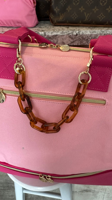 Keepes Bag Charm Tortoise Chain