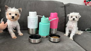 Keepes Karl & Koko Water Bottle Pink