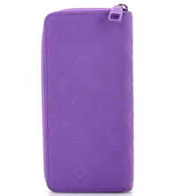 Load image into Gallery viewer, Louis Vuitton Monogram Leather Vertical Zippy Purple