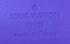 Louis Vuitton Monogram Leather Vertical Zippy Purple