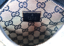 Load image into Gallery viewer, Gucci Monogram Web Double Pocket Belt Bumbag Navy