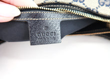 Load image into Gallery viewer, Gucci Monogram Canvas Horsebit Navy