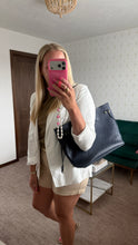 Load image into Gallery viewer, Louis Vuitton Empreinte Neverfull MM Navy