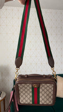 Load image into Gallery viewer, Gucci Supreme Canvas Square Ophidia Crossbody