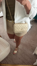 Load image into Gallery viewer, Chanel Lambskin Metallic Wallet on a Chain Gold