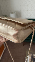Load image into Gallery viewer, Chanel Lambskin Metallic Wallet on a Chain Gold