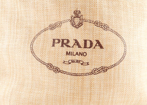 Prada Raffia Large Tote