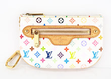 Load image into Gallery viewer, Louis Vuitton Multicolor Cles Key Pouch White