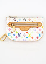 Load image into Gallery viewer, Louis Vuitton Multicolor Cles Key Pouch White