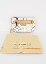 Load image into Gallery viewer, Louis Vuitton Multicolor Cles Key Pouch White