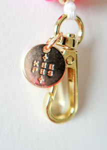 Keepes Phone Charm Katie Pink Stone