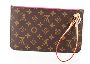 Louis Vuitton Monogram Neverfull Pochette Pink