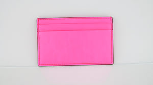 Gucci Rubber Monogram Card Holder Pink