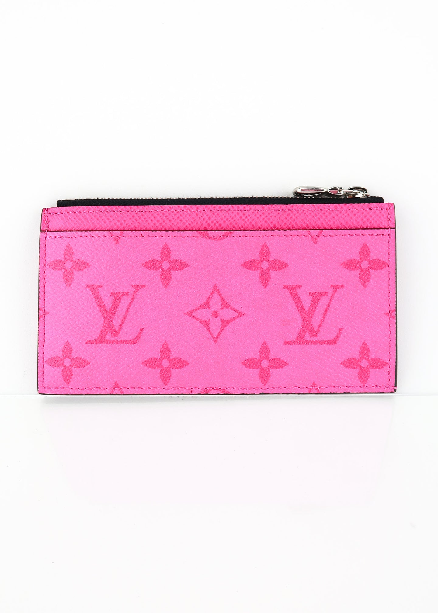 Louis Vuitton Taigarama Coin Card Holder Pink