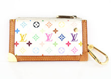 Load image into Gallery viewer, Louis Vuitton Multicolor Monogram Key Pouch White