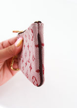 Load image into Gallery viewer, Louis Vuitton Monogram Mini Lin Key Pouch Red