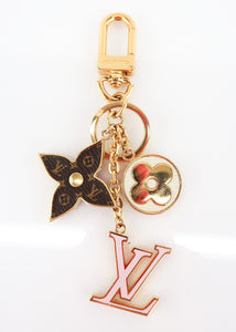 Louis Vuitton Spring Bloom Key Charm Pink