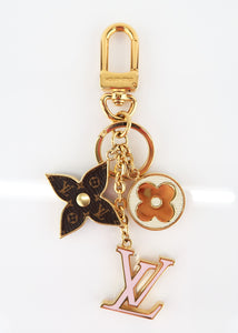 Louis Vuitton Spring Bloom Key Charm Pink