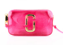 Load image into Gallery viewer, Marc Jacobs Small Snapshot Glitter Jelly Pink