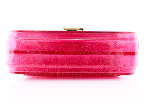 Marc Jacobs Small Snapshot Glitter Jelly Pink