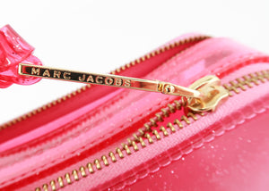 Marc Jacobs Small Snapshot Glitter Jelly Pink