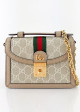 Load image into Gallery viewer, Gucci Ophidia Supreme Shoulder Bag Ivory Gold