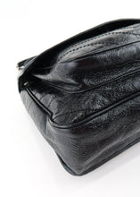 Load image into Gallery viewer, Saint Laurent Crinkled Calfskin Matelasse Large Niki Black