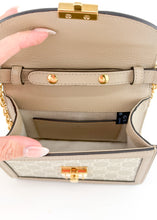 Load image into Gallery viewer, Gucci Ophidia Supreme Shoulder Bag Ivory Gold