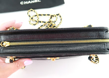 Load image into Gallery viewer, Chanel Vintage Caviar Quilted Shoulder Bag Black