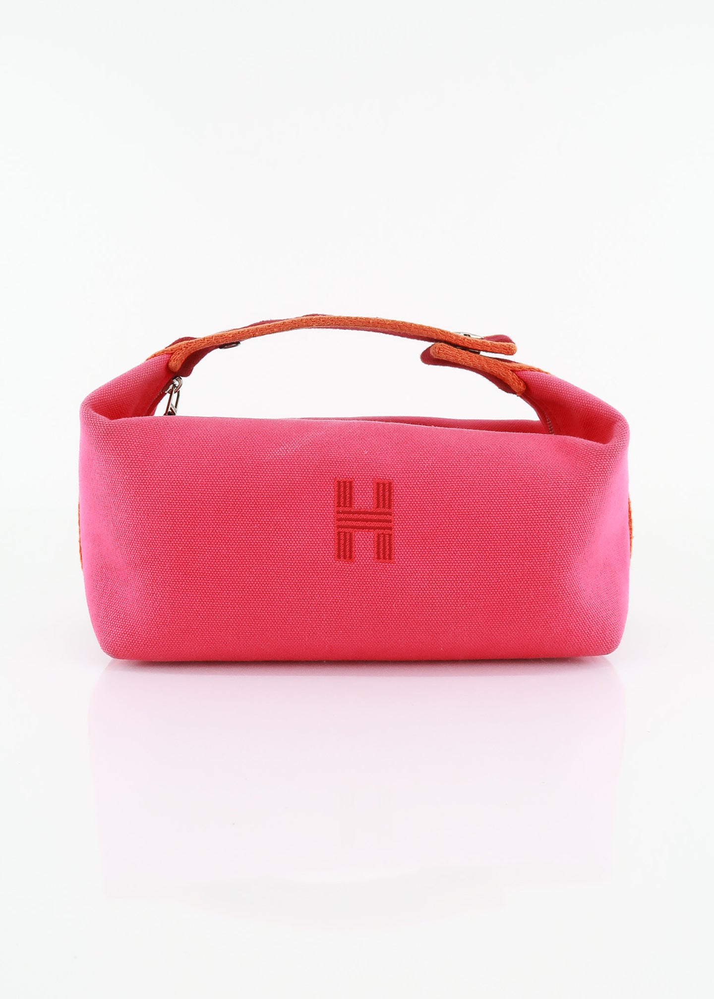 Hermes Canvas Bride-a-Brac Small Pink