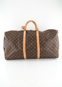 Louis Vuitton Monogram Keepall 60 Bandouliere