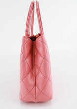 Load image into Gallery viewer, Chanel Shiny Aged Calfskin Quilted Nano Kelly Coral Pink