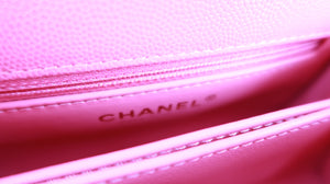 Chanel Caviar Mini Coco Handle Pink