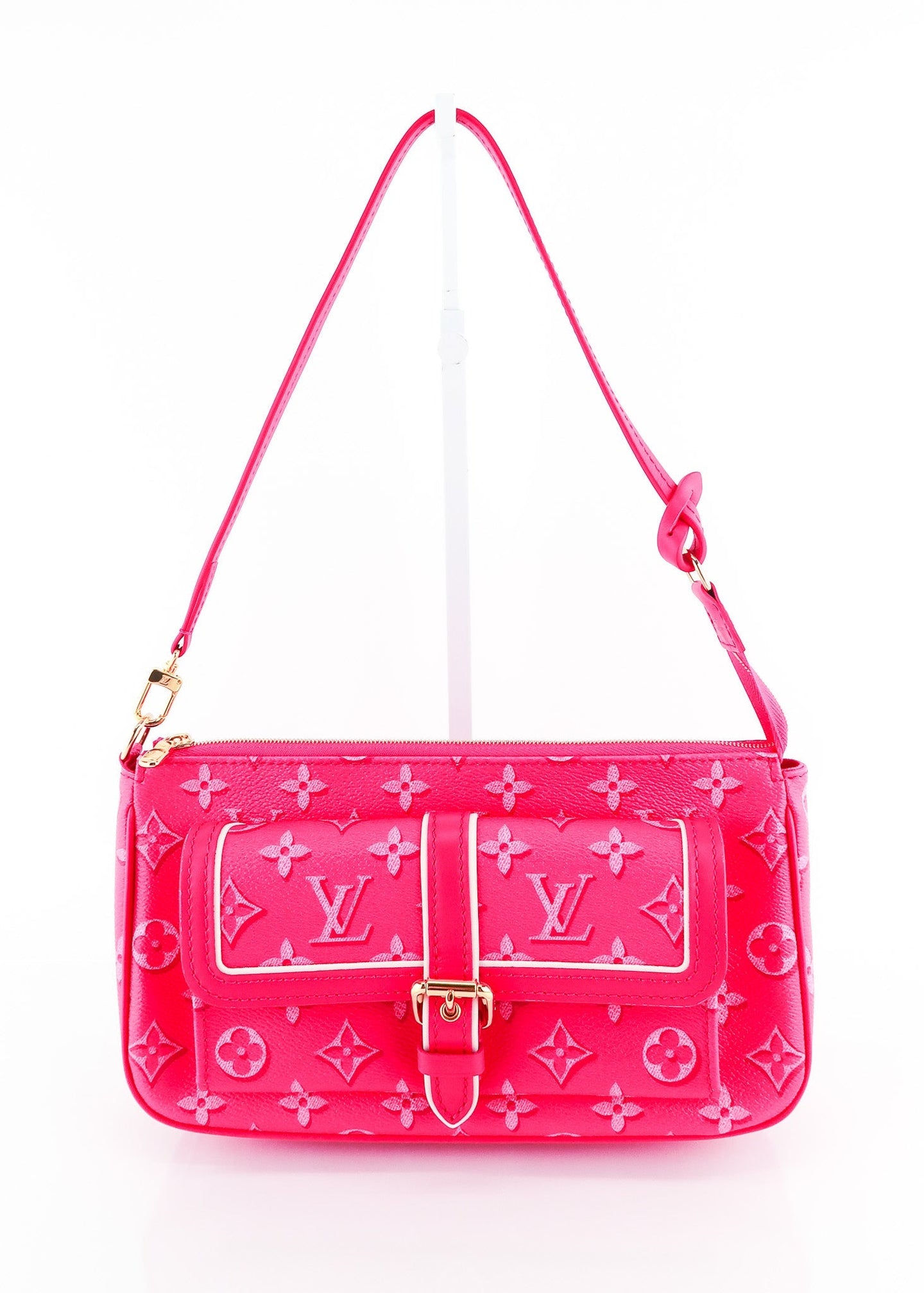 Louis Vuitton Monogram Fall for You Maxi Multi Pochette Accessories Fuchsia