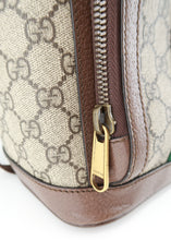 Load image into Gallery viewer, Gucci Supreme Monogram Calfskin Web Small Ophidia Day Backpack