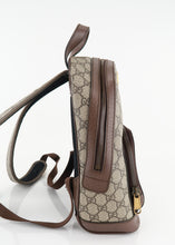 Load image into Gallery viewer, Gucci Supreme Monogram Calfskin Web Small Ophidia Day Backpack